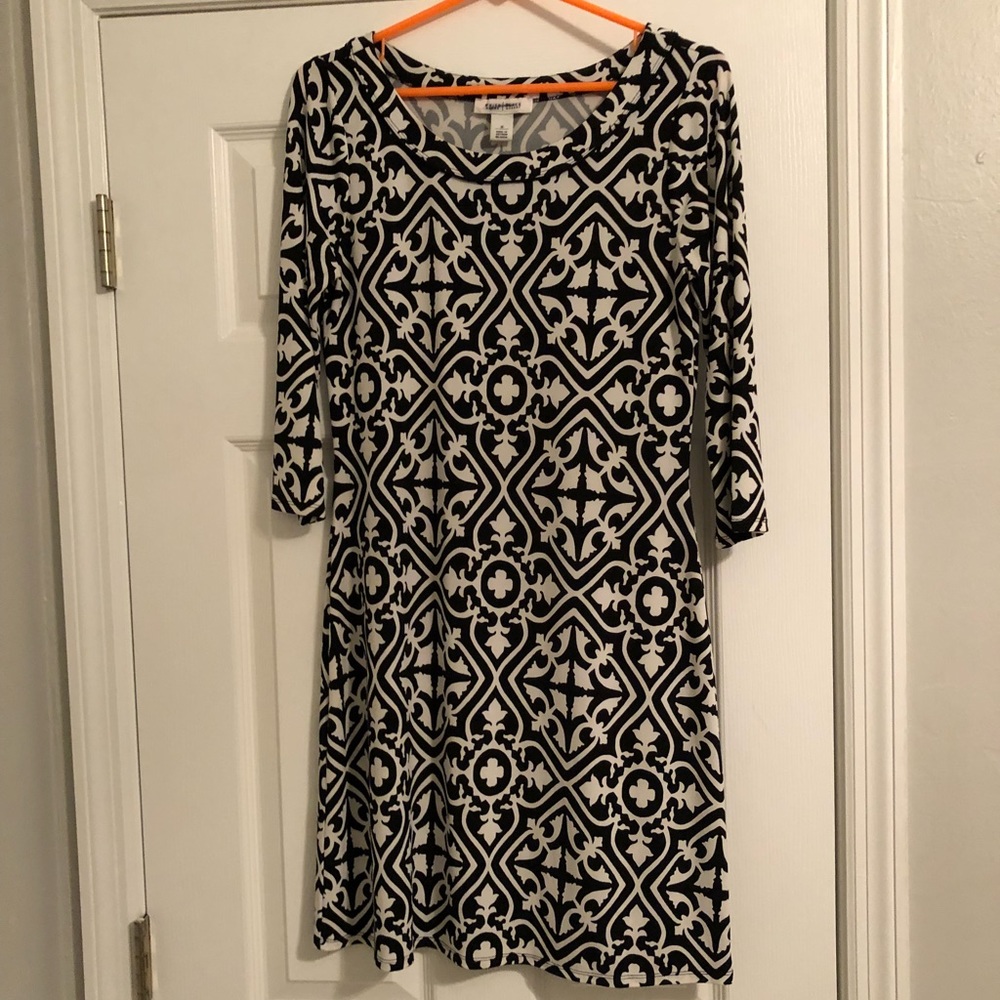WHBM Printed Shift Dress
